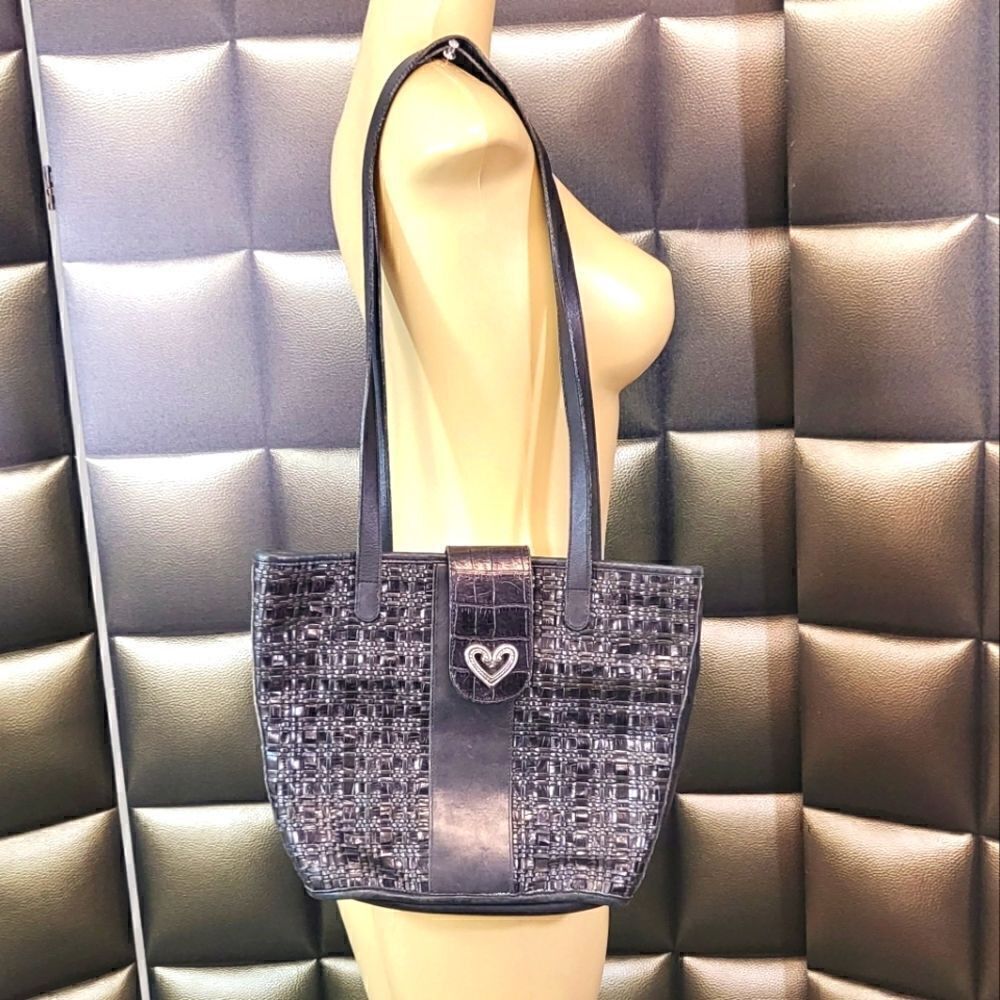 Brighton black woven bag  